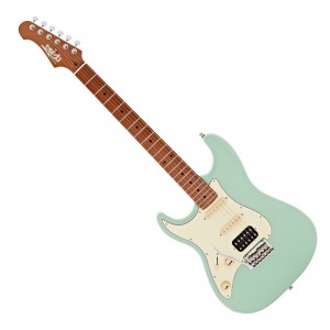 Jet Guitars JS-400 SFG LH Roasted Maple HSS, Left-Handed - Sea Foam Green
